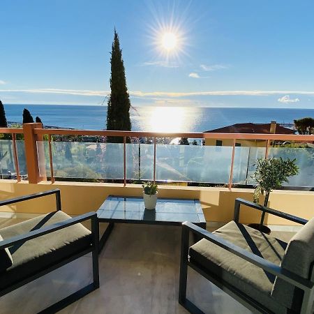Le Vigia-Vue Mer-Terrasse-Climatisation-Parking Menton Kültér fotó